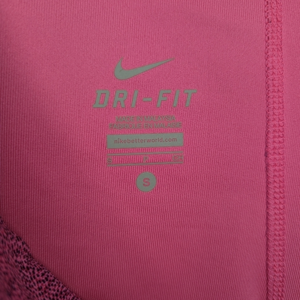 Black Nike Athletic Skort Dri-Fit w/black and pink shorts Size Small Sides Ties - Picture 11 of 15